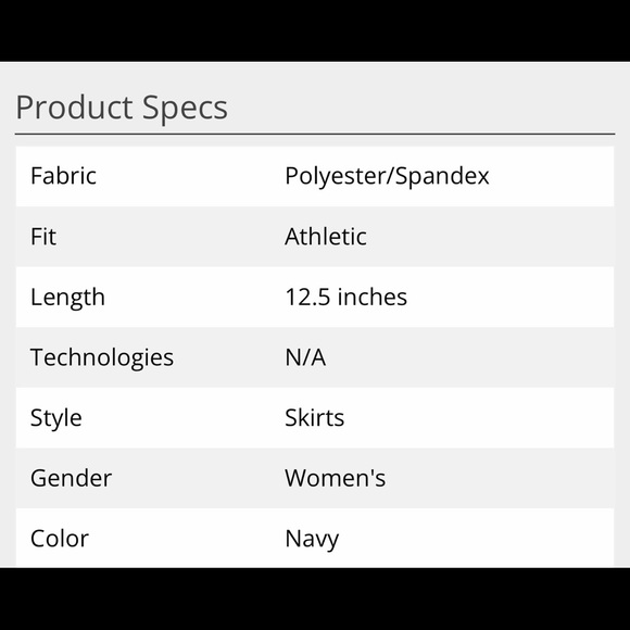 ❌❌SOLD❌❌ DO NOT BUY❌❌❌Nike Court Advantage Slam Tennis Skirt Navy - Picture 6 of 6